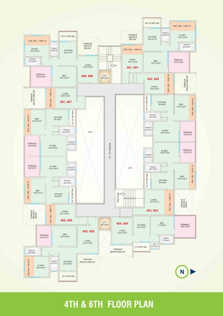 Hazel View 4th-&-6th-Floor-Plan